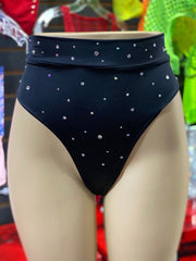 HIGH WAISTED SHORTS W/BLING