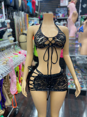 Janet Lace Skirt Set