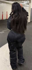 Born Exotic Black Sweatsuit
