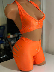 ORANGE SLICES - 2 PIECE SET