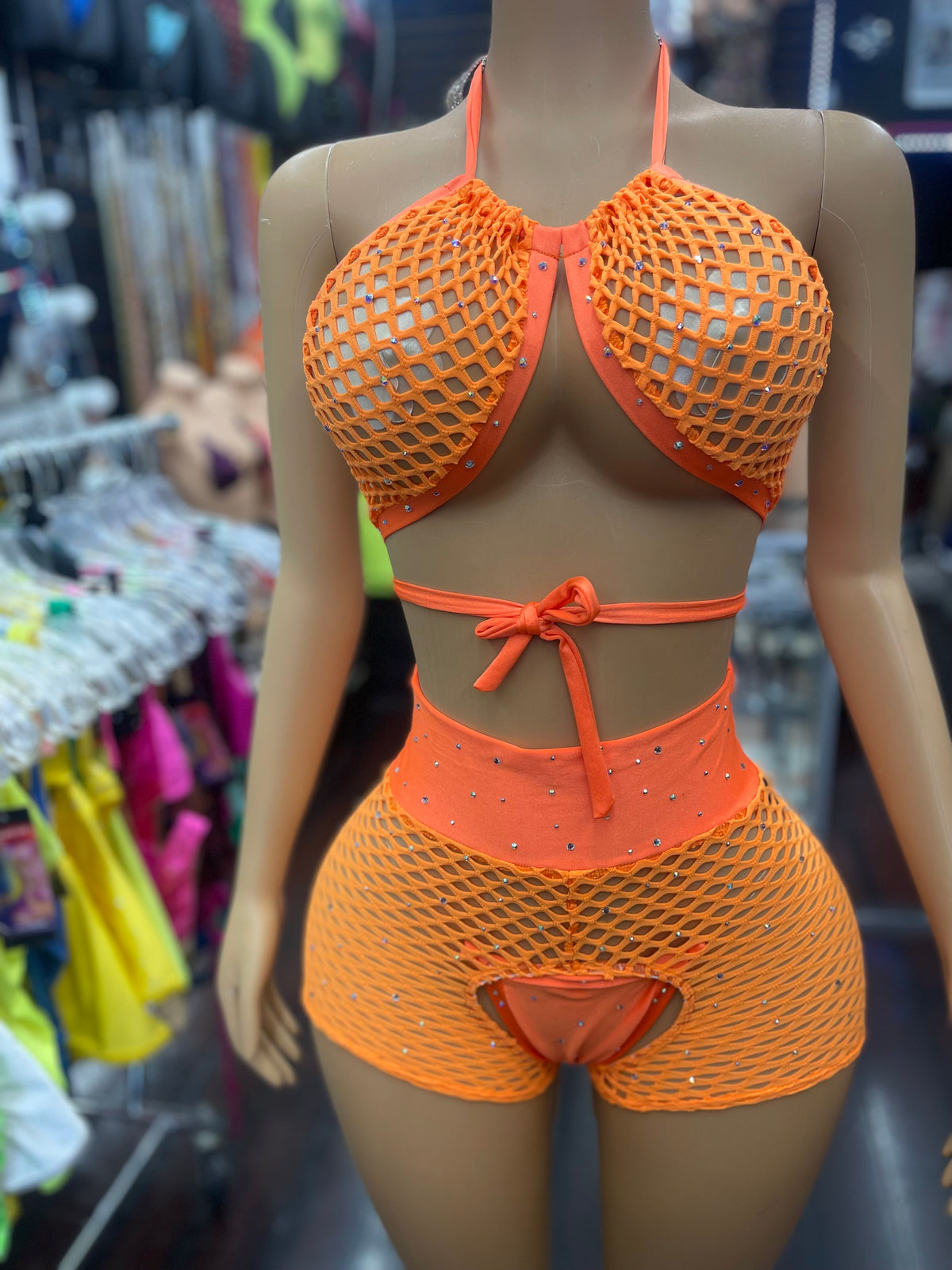 Citron High Waist Chap Set