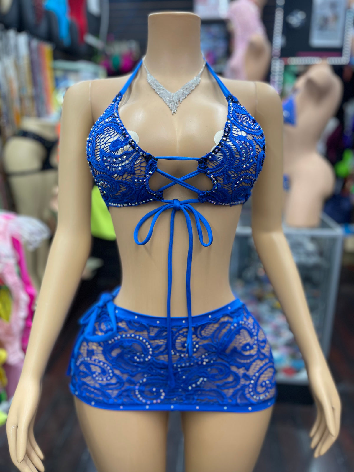 Janet Lace Skirt Set