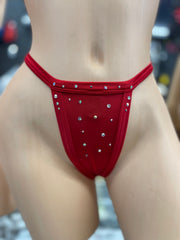 Sprinkled Crystal Thong