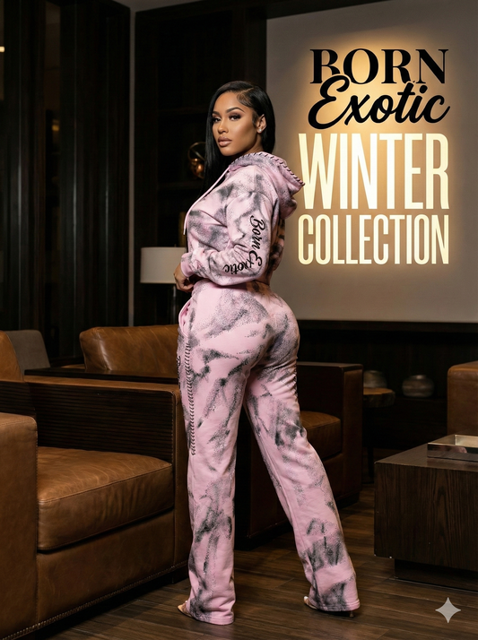 Born Exotic Pink Sweatsuit