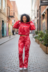 Born Exotic Red Sweatsuit